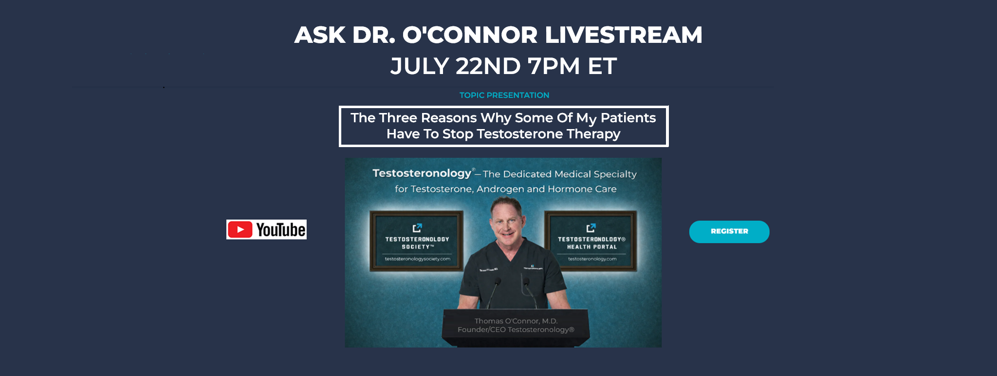 Live Ask The Testosteronologist